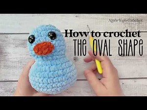 How to crochet the oval shape