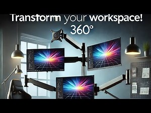 **"14” Triple Monitor Laptop Screen Extender with Speakers"**