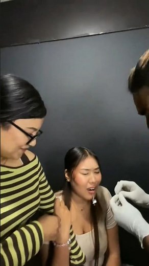 Lower Lip Piercing (Labret) | Full Process 🔥 #tattooartist #alientattooworld #support