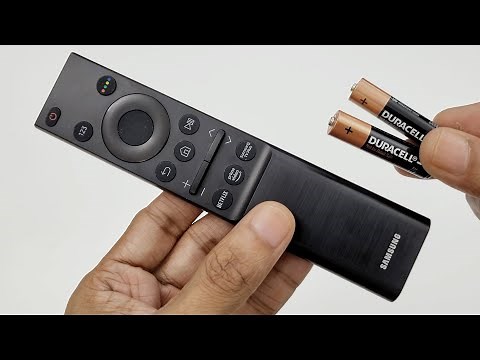 Samsung 4K TV Remote - How to Replace Battery