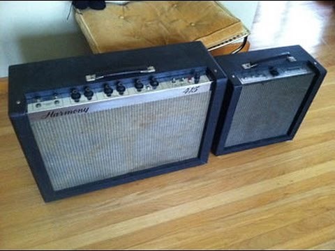 1966 Harmony H415 Tube Amp DEMO & Teardown (HOLY GRAIL TONE!)