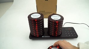 Watch How to Set Retekess TD163 Restaurant Pager Notice Time on Amazon Live