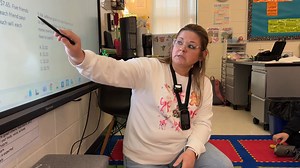 Enjoy a D2 Classroom Spotlight on Mrs. Mathis' 5th Grade Class at Chesnee Elementary School as they prepare the foundation for their math lessons in the new year! #D2DifferenceMaker | Spartanburg County School District Two