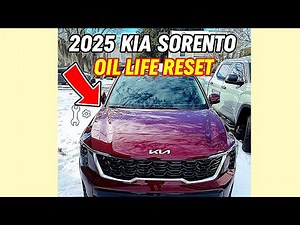 How to reset the service light on the 2025 Kia Sorento