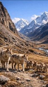 They choose endurance over pride. #wolf #himalayanwolf #wolffamily #wolfvideo | Wolfitude