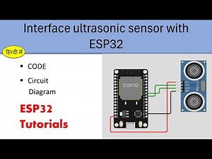 Interface ultrasonic sensor with ESP32 ESP32 ultrasonic