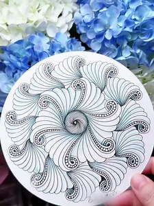 Zentangle Relaxing Art: Handmade Patterns for Calm