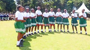 OSSEN girls high school students singing a patriotic song. | Baringo Online