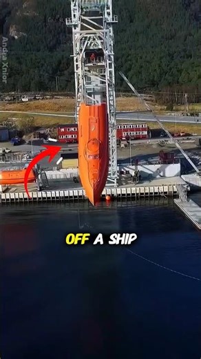 Why This Lifeboat Gets Thrown Off Ships #shorts