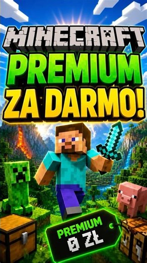 MINECRAFT PREMIUM ZA DARMO! #shorts #minecraft