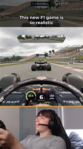 1.3K views · 17 reactions | They made the Spanish Grand Prix so accurate on the new F125 game 勞 #F1 #F125 #Formula1 #SIMRacing #Racing #Gaming #MaxVerstappen #GeorgeRussell #RedBull #Mercedes | Kit Belofsky | Facebook