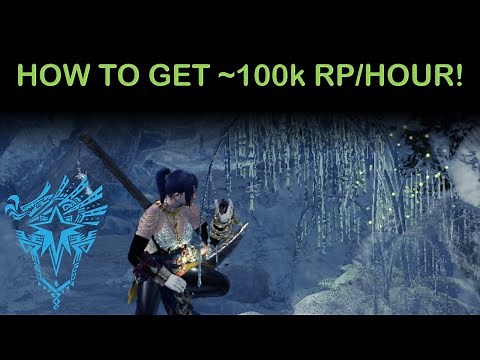 MHW Iceborne: Max RP Farming Guide (90-100k RP/hr, Flourishing Frozen Foliage)