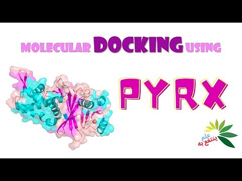 6 حلقات مجمعة عن اجراء تجارب الالتحام الجزيئي (Molecular Docking) باستخدام برنامج PyRx