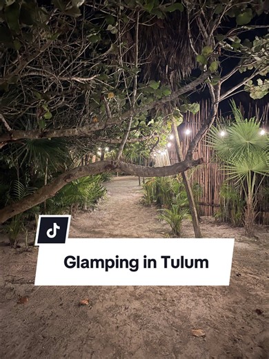 Such a cool experience🇲🇽 ⛺️ Glamp Ikal, Tulum #glamping