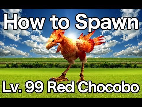 Final Fantasy XII Zodiac Age Spawing Lv 99 Red Chocobo FFXII Ribbon best Accessory