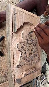 Hanuman Ji woodcarving#shorts #diy #hanumanji #ytshorts #woodworking #woodcarving #craft #diycrafts