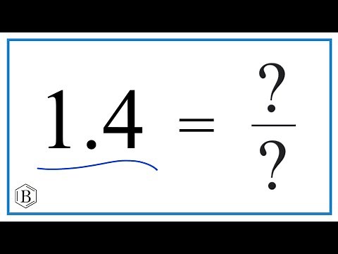 1.4 as a Fraction (simplified form)