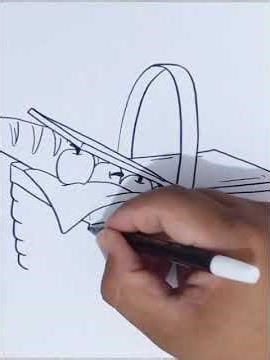 How to Draw PICNIC BASKET