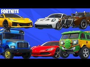 ALL Fortnite CARS Untill Now