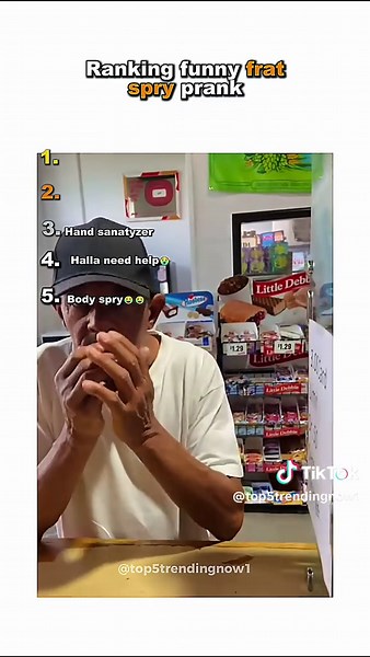 Ranking funny fart spray prank 😂 #funny #prank #fart #fartspray #top5trendingnow1 #ranking