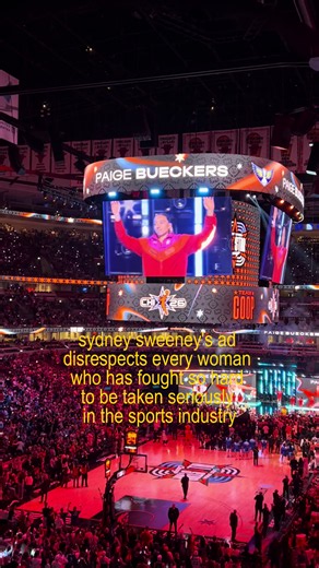 Not my usual context but Sydney Sweeneys “sport” ad honestly just pissed me off so bad. Woman in sports have been fighting so hard to be recognized and seen as equal to men in sports, and this disgusting ad that she does to post where she’s practically naked is just an insult to all the women in sports now and in the past that have fought so hard for us. Like everything I see Sydney in she’s basically sexualizing whatever “ad” she’s promoting, and with the usa team winning the fiba World Cup I t