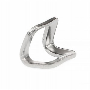 #10 Silver Stainless Steel Zipper Top Stop (Molded Tooth Chain)