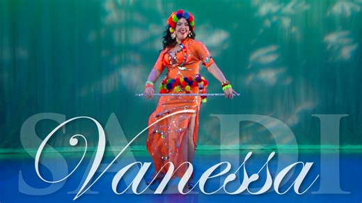 Saidi Dance - Technique and Combinations with Vanessa of Cairo - Steps and styling for women's folk dance from the Said, Upper Egypt. Saidi dance, or Raks Assaya when performed with cane or a stick (