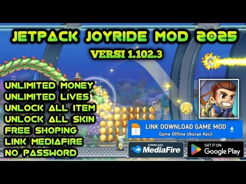 NEW‼️JETPACK JOYRIDE VERSI 1.102.3 MOD APK UNLIMITED COIN