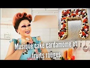 Musique cake cardamome et fruits rouges