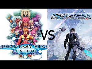 [PSO2 NGS] Original PSO and NGS Combat Comparison