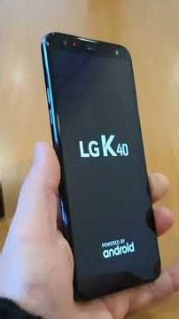 LG K40 Unboxing
