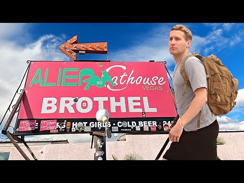 I Spent 24 Hours at a Brothel next to Area 51 (Alien Cathouse Brothel)