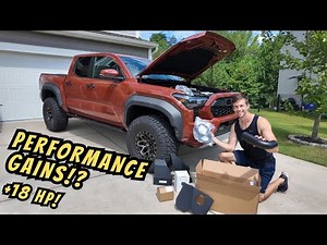 Installing a Cold Air Intake on my Hybrid 2025 Toyota Tacoma!
