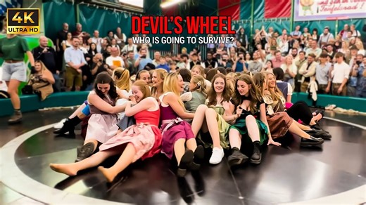 Who Can Survive the Devil’s Wheel? 🤯 Oktoberfest Fun (Teufelsrad) 4K HD
