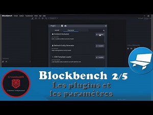 Blockbench 2/5: Les plugins et les paramètres.