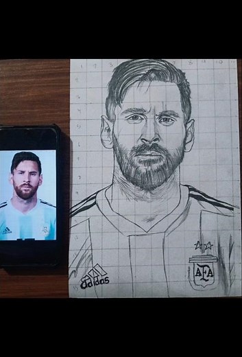 Lionel Messi 🥶❤️|| Full outline ✍️🔥|| Lionel Messi Drawing|| FIFA World Cup #fifa#messi#football