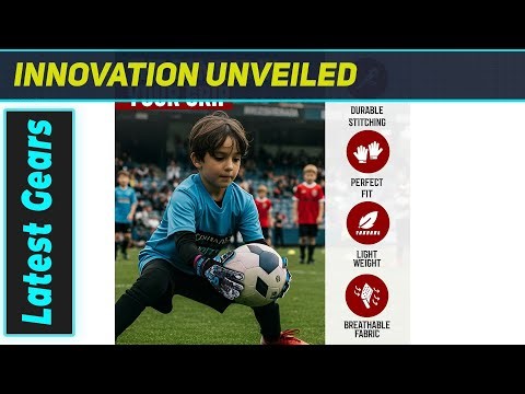 Amazing Grip! Soccer Goalie Gloves for Kids - Powerful Protection