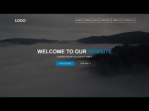 HTML 5 CSS 3 Beautiful Landing Page | Home Page Design