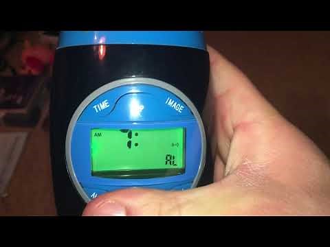 Discovery Kids Rocket Ship Projection Alarm Clock