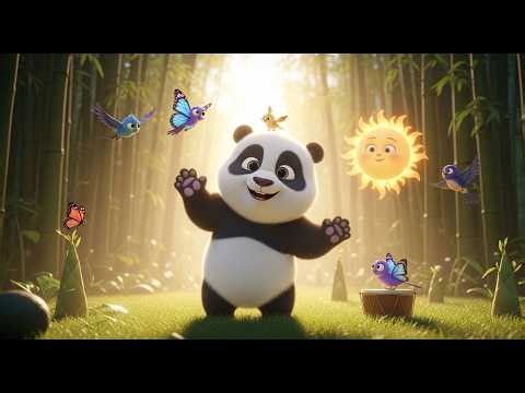 Happy Panda Dance | Cute Animal Dance Song for Kids | Nursery Rhymes & Toddler Songs