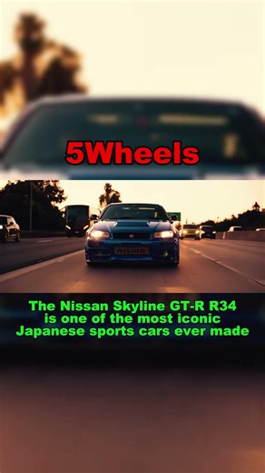 The Legendary Nissan GT-R R34 👑🔥 #nissan #skyline #gtr #shorts #sound