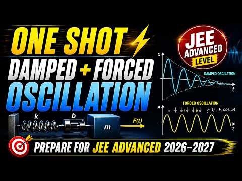 Damped & Forced Oscillation ONE SHOT 🔥| JEE Advanced 2026–27
