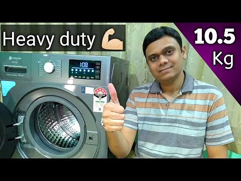 [Eng] Smart Washer! Motorola 10.5 KG WI-FI Front Load Washing Machine Unboxing, Features & Demo