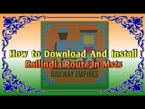 How to Download and install Railindia Route | Msts | Openrails | Railindia | Deoli | Railindia Sims