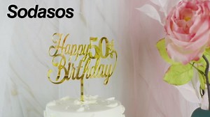 Happy 70th birthday Cake Topper Acrylic Gold birthday party cake decorations hello 70th years old, happy 70th years old Anniversary Party Cake Decorations