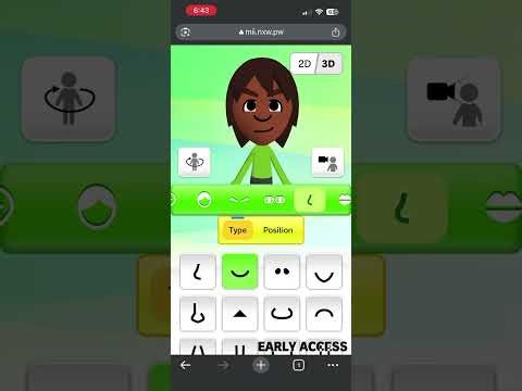 I try the Mii Creator Website