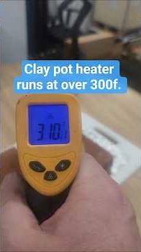 Part 2, Clay Pot Heater Hits 307°F #DIY #heating #test