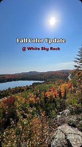 1.6K views · 418 reactions | Fall Color Update for September 24  White Sky Rock in Lutsen, MN | Bluefin Bay Family of Resorts | Facebook