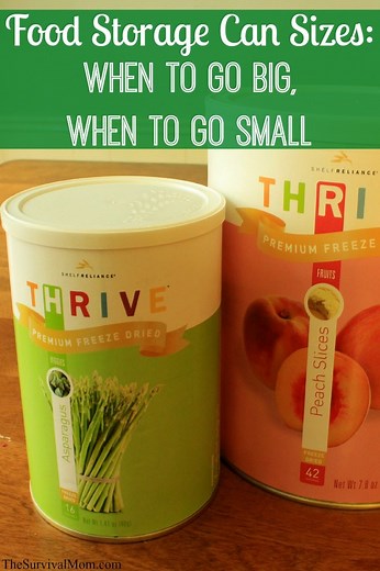 Food Storage Cans: How to Decide Between #10 or #2.5