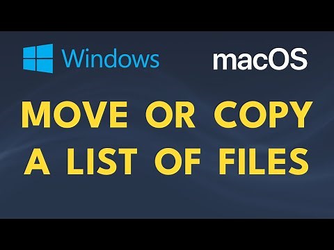 Move or Copy List of Files